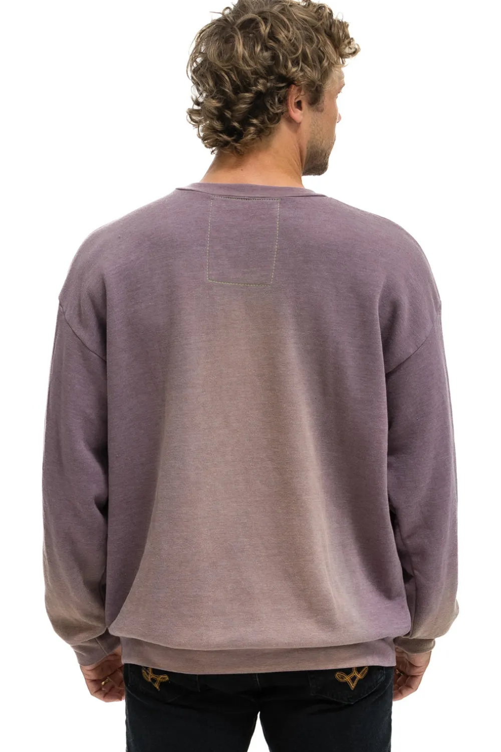 Sweatshirts | Sweatshirts | Aviator Nation BOLT STITCH 2 RELAXED CREW SWEATSHIRT - FADED MOCHA FADEDMOCHA