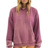 Hoodies | Hoodies | Aviator Nation BOLT STITCH 2  RELAXED PULLOVER HOODIE - FADED BERRY FADEDBERRY