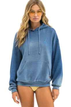 Hoodies | Hoodies | Aviator Nation BOLT STITCH 2 RELAXED PULLOVER HOODIE - FADED WATER FADEDWATER