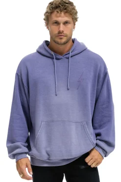 Hoodies | Hoodies | Aviator Nation BOLT STITCH 2 RELAXED PULLOVER HOODIE - FADED GRAPE FADEDGRAPE