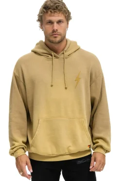 Hoodies | Hoodies | Aviator Nation BOLT STITCH 2  RELAXED PULLOVER HOODIE - FADED TAN FADEDTAN