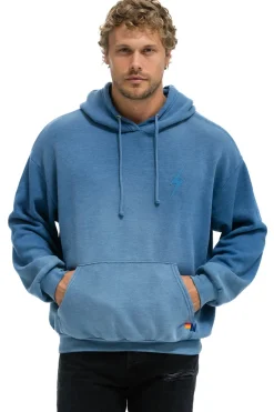 Hoodies | Hoodies | Aviator Nation BOLT STITCH 2 RELAXED PULLOVER HOODIE - FADED WATER FADEDWATER