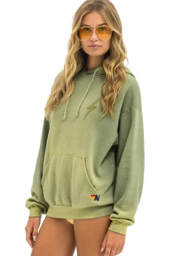Hoodies | Hoodies | Aviator Nation BOLT STITCH 2 RELAXED PULLOVER HOODIE - FADED ARMY FADEDARMY