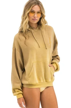 Hoodies | Hoodies | Aviator Nation BOLT STITCH 2  RELAXED PULLOVER HOODIE - FADED TAN FADEDTAN