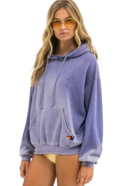 Hoodies | Hoodies | Aviator Nation BOLT STITCH 2 RELAXED PULLOVER HOODIE - FADED GRAPE FADEDGRAPE