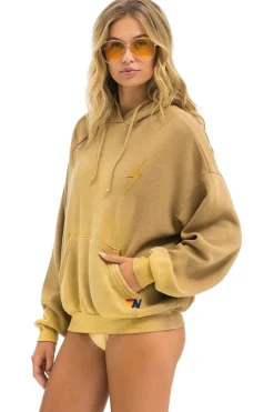 Hoodies | Hoodies | Aviator Nation BOLT STITCH 2  RELAXED PULLOVER HOODIE - FADED TAN FADEDTAN