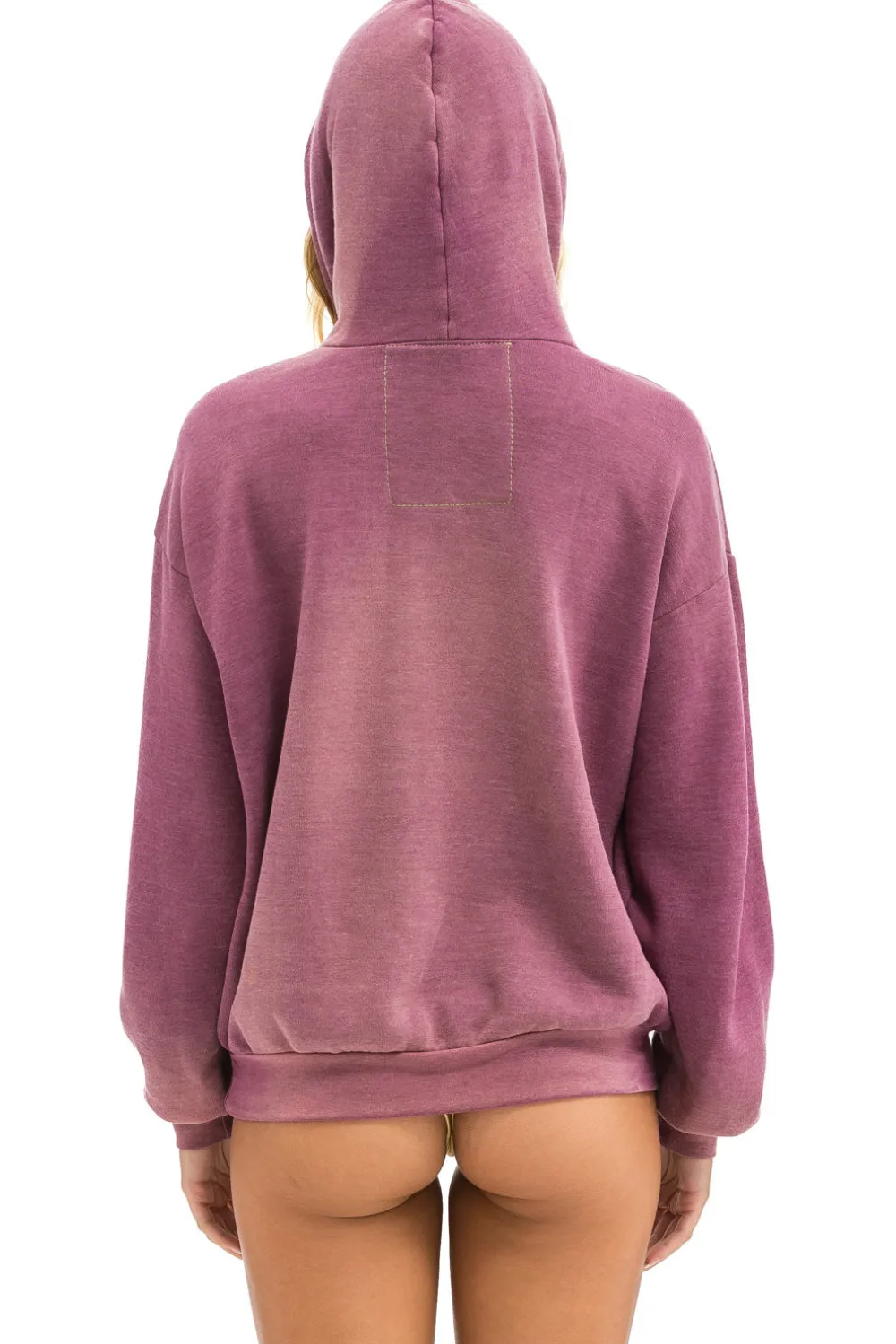 Hoodies | Hoodies | Aviator Nation BOLT STITCH 2 RELAXED PULLOVER HOODIE - FADED BERRY FADEDBERRY