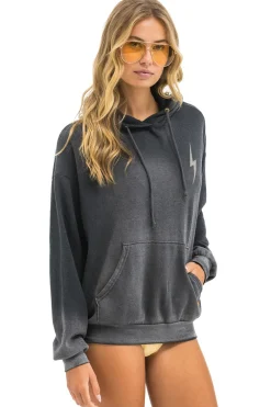 Hoodies | Hoodies | Aviator Nation BOLT STITCH 2 RELAXED PULLOVER HOODIE - FADED SMOKE FADEDSMOKE