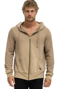 Hoodies | Hoodies | Aviator Nation BOLT STITCH 2 ZIP HOODIE - FADED TAN FADEDTAN