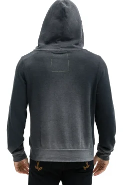 Hoodies | Hoodies | Aviator Nation BOLT STITCH 2 ZIP HOODIE - FADED SMOKE FADEDSMOKE