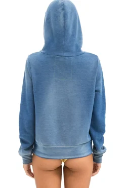 Hoodies | Hoodies | Aviator Nation BOLT STITCH 2 ZIP HOODIE - FADED WATER FADEDWATER