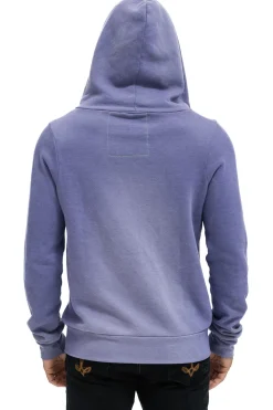 Hoodies | Hoodies | Aviator Nation BOLT STITCH 2 ZIP HOODIE - FADED GRAPE FADEDGRAPE
