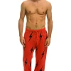 Sweatpants | Aviator Nation BOLT STITCH REPEAT SWEATPANTS - RED // BLACK RED//BLACK