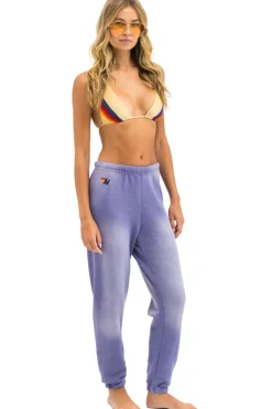 Sweatpants | Aviator Nation BOLT STITCH SWEATPANTS - FADED GRAPE FADEDGRAPE