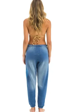 Sweatpants | Aviator Nation BOLT STITCH SWEATPANTS - FADED WATER FADEDWATER