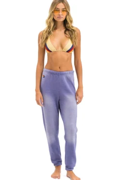 Sweatpants | Aviator Nation BOLT STITCH SWEATPANTS - FADED GRAPE FADEDGRAPE