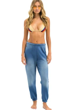 Sweatpants | Aviator Nation BOLT STITCH SWEATPANTS - FADED WATER FADEDWATER