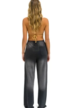 Sweatpants | Aviator Nation BOLT STITCH WIDE LEG POCKET SWEATPANTS - FADED SMOKE FADEDSMOKE