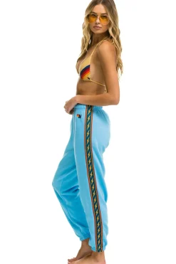 Sweatpants | Aviator Nation BOLT STRIPE SWEATPANTS - SKY