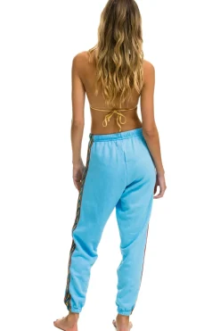 Sweatpants | Aviator Nation BOLT STRIPE SWEATPANTS - SKY