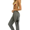 Sweatpants | Aviator Nation BOLT SWEATPANTS - HEATHER GREY HEATHERGREY