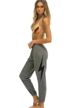 Sweatpants | Aviator Nation BOLT SWEATPANTS - HEATHER GREY HEATHERGREY