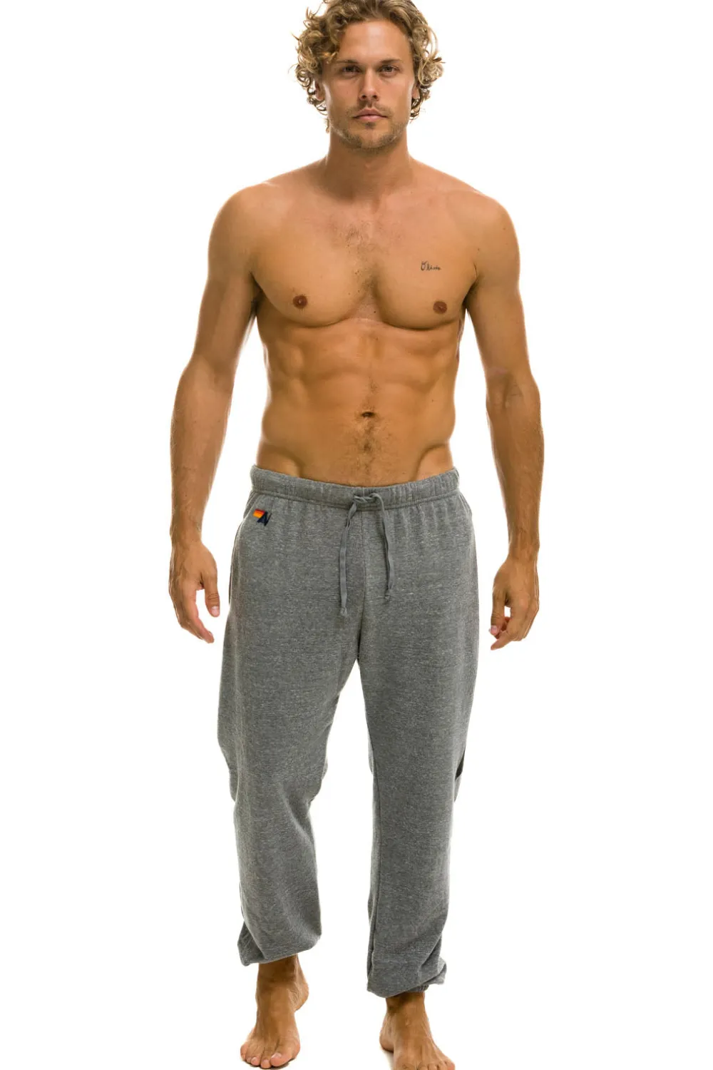Sweatpants | Aviator Nation BOLT SWEATPANTS - HEATHER GREY HEATHERGREY