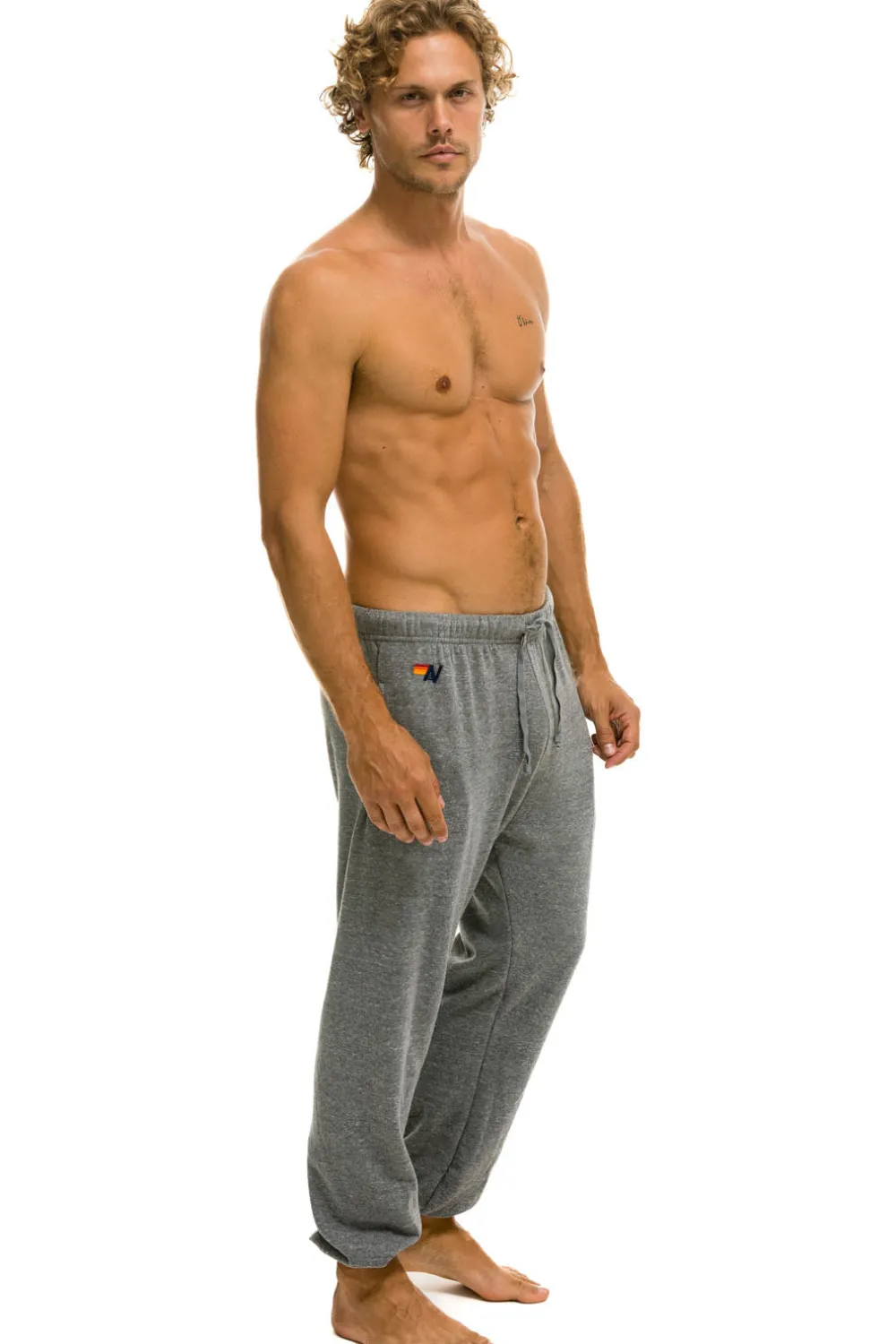 Sweatpants | Aviator Nation BOLT SWEATPANTS - HEATHER GREY HEATHERGREY
