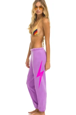 Sweatpants | Aviator Nation BOLT SWEATPANTS - NEON PURPLE // NEON PINK NEONPURPLE//NEONPINK