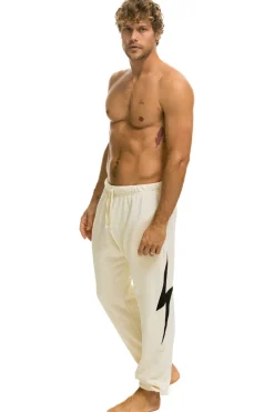 Sweatpants | Aviator Nation BOLT SWEATPANTS - VINTAGE WHITE VINTAGEWHITE