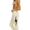 Sweatpants | Aviator Nation BOLT SWEATPANTS - VINTAGE WHITE VINTAGEWHITE