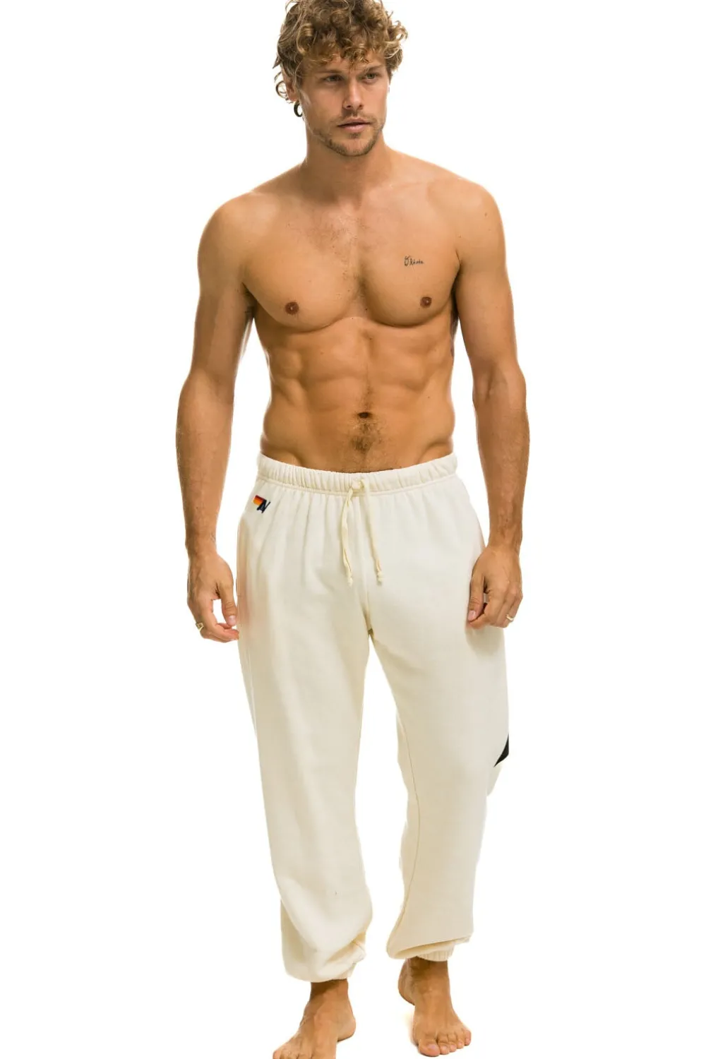 Sweatpants | Aviator Nation BOLT SWEATPANTS - VINTAGE WHITE VINTAGEWHITE