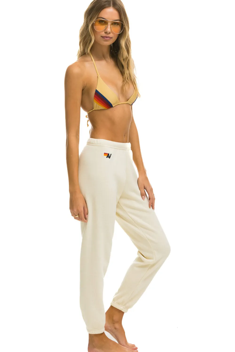 Sweatpants | Aviator Nation BOLT SWEATPANTS - VINTAGE WHITE VINTAGEWHITE