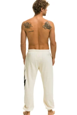 Sweatpants | Aviator Nation BOLT SWEATPANTS - VINTAGE WHITE VINTAGEWHITE
