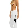 Sweatpants | Aviator Nation BOLT SWEATPANTS - WHITE