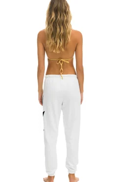 Sweatpants | Aviator Nation BOLT SWEATPANTS - WHITE