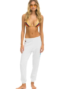 Sweatpants | Aviator Nation BOLT SWEATPANTS - WHITE // BLUE WHITE//BLUE
