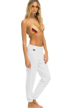 Sweatpants | Aviator Nation BOLT SWEATPANTS - WHITE // BLUE WHITE//BLUE