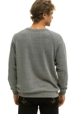Sweatshirts | Sweatshirts | Aviator Nation BOLT SWEATSHIRT - HEATHER GREY HEATHERGREY