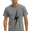 Tees | Tees | Aviator Nation BOLT TEE - HEATHER GREY HEATHERGREY