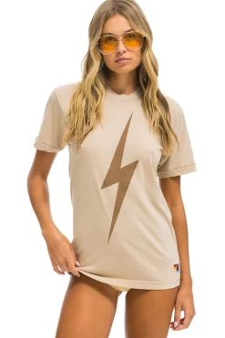 Tees | Tees | Aviator Nation BOLT TEE - SAND // MOCHA SAND//MOCHA
