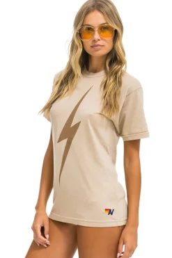 Tees | Tees | Aviator Nation BOLT TEE - SAND // MOCHA SAND//MOCHA