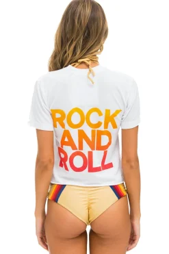 Collab Merchandise | Collab Merchandise | Aviator Nation BOTTLEROCK 2024 BOYFRIEND TEE SHIRT - WHITE