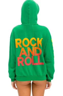Hoodies | Collab Merchandise | Aviator Nation BOTTLEROCK 2024 RELAXED PULLOVER HOODIE - KELLY GREEN KELLYGREEN