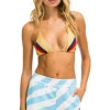 Shorts | Aviator Nation CAUTION WOMENS LOUNGER SHORT - WHITE // SKY WHITE//SKY