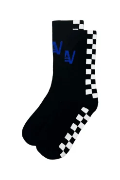 Socks | Socks | Aviator Nation CHECKERED SOCK - BLACK // WHITE BLACK//WHITE