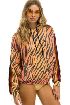 Hoodies | Hoodies | Aviator Nation CLASSIC RELAXED PULLOVER HOODIE WITH ZIPPER POCKETS - TIGER