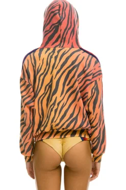 Hoodies | Hoodies | Aviator Nation CLASSIC RELAXED ZIP HOODIE WITH POCKETS - TIGER