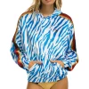 Hoodies | Hoodies | Aviator Nation CLASSIC VELVET RELAXED PULLOVER HOODIE - BLUE TIGER BLUETIGER
