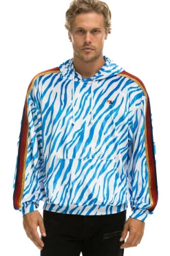 Hoodies | Hoodies | Aviator Nation CLASSIC VELVET RELAXED PULLOVER HOODIE - BLUE TIGER BLUETIGER